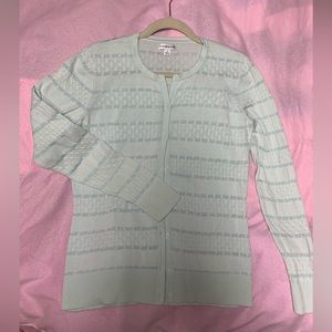 Croft & Barrow mint green cardigan Size L